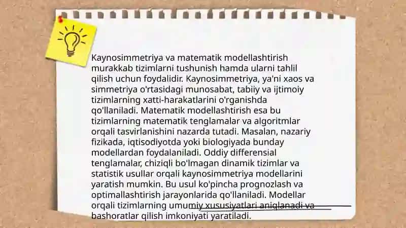 Kaynosimmetriya kontseptsiyasi 4