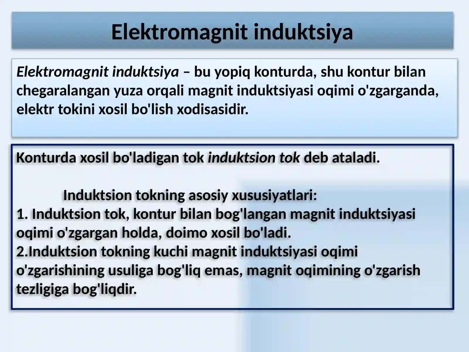 ELEKTROMAGNIT INDUKSIYASI HODISASI 4