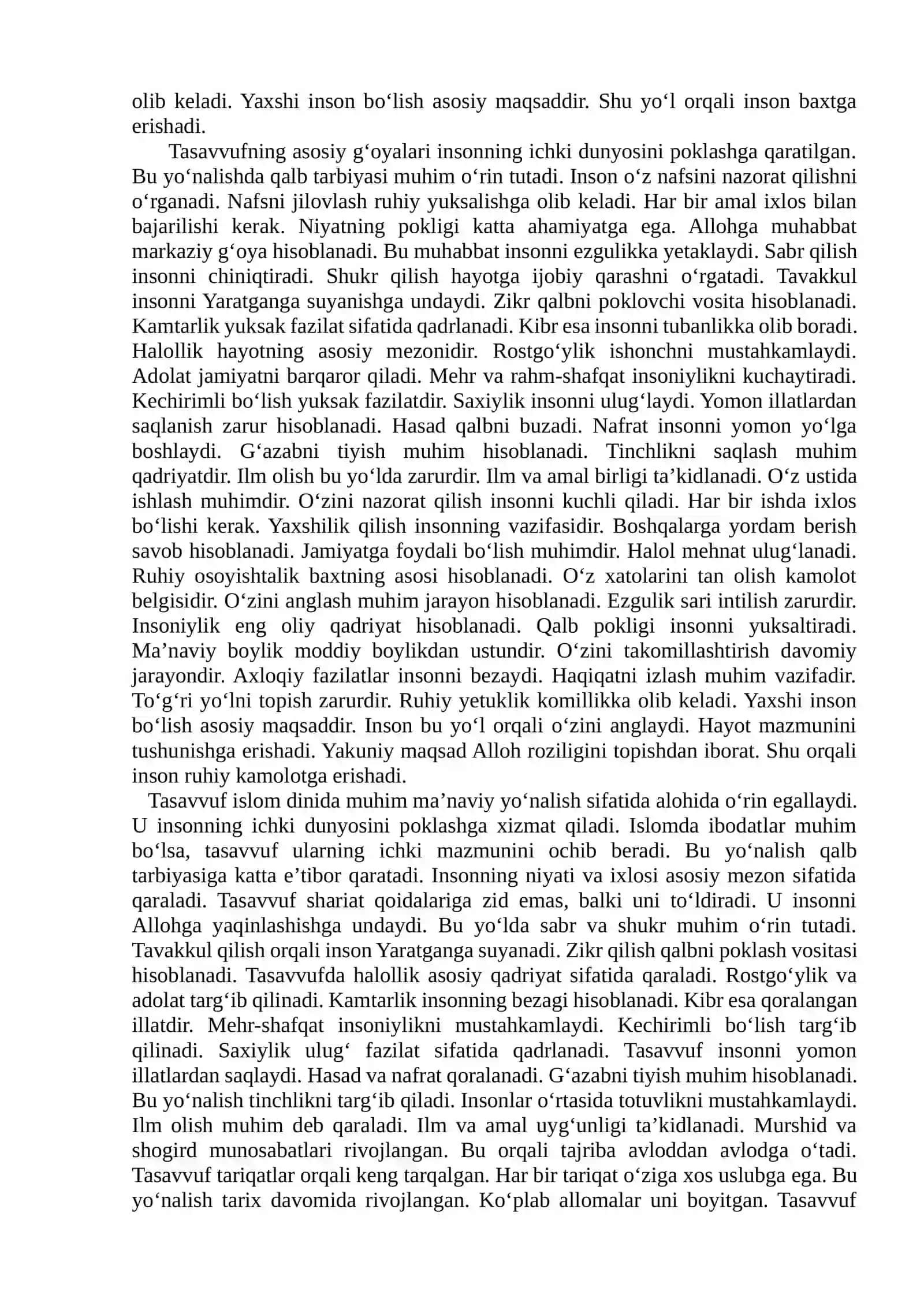 Tasavvuf 4
