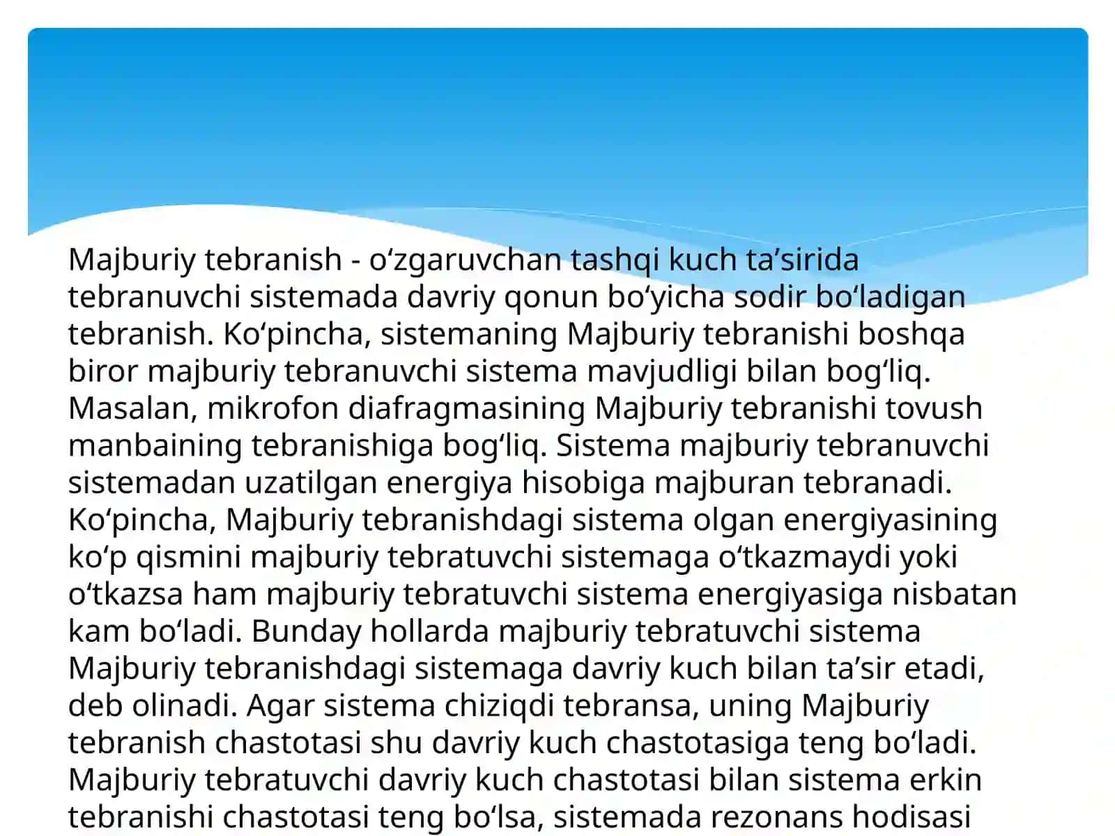 Majburiy elektr tebranish tenglamasiMajburiy tebranish fazasi 4