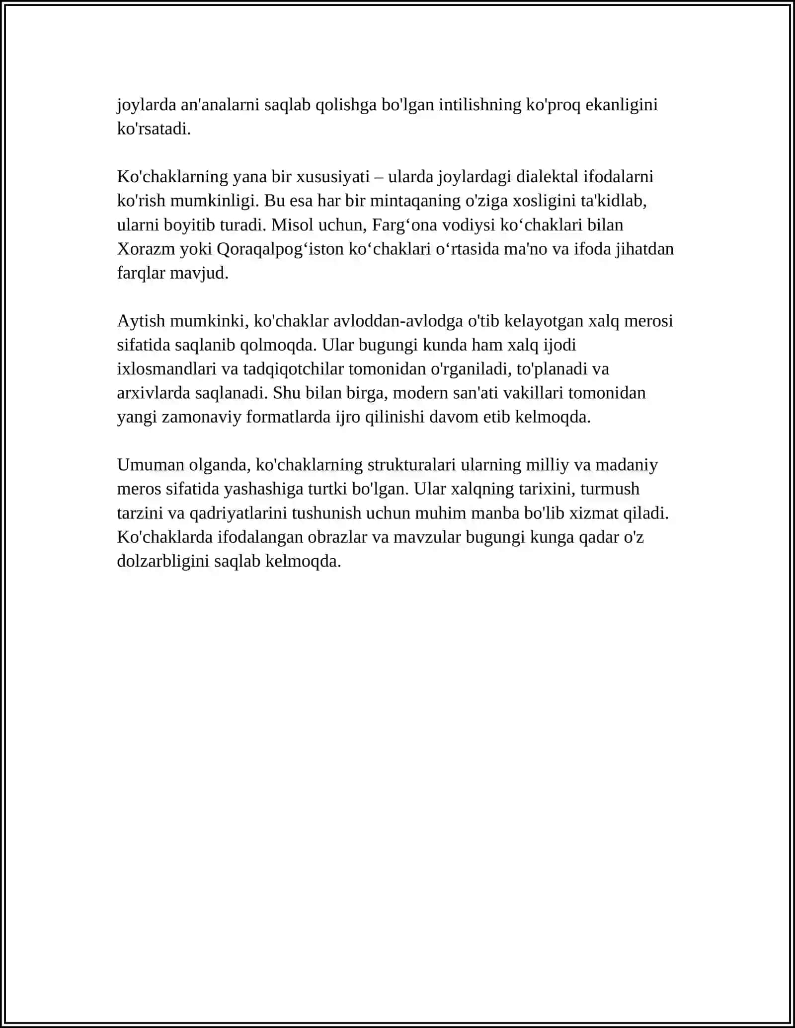 MUSTAQIL ISH Mavzu: KOʻCHAKNING ANATOM TUZILISHI 4