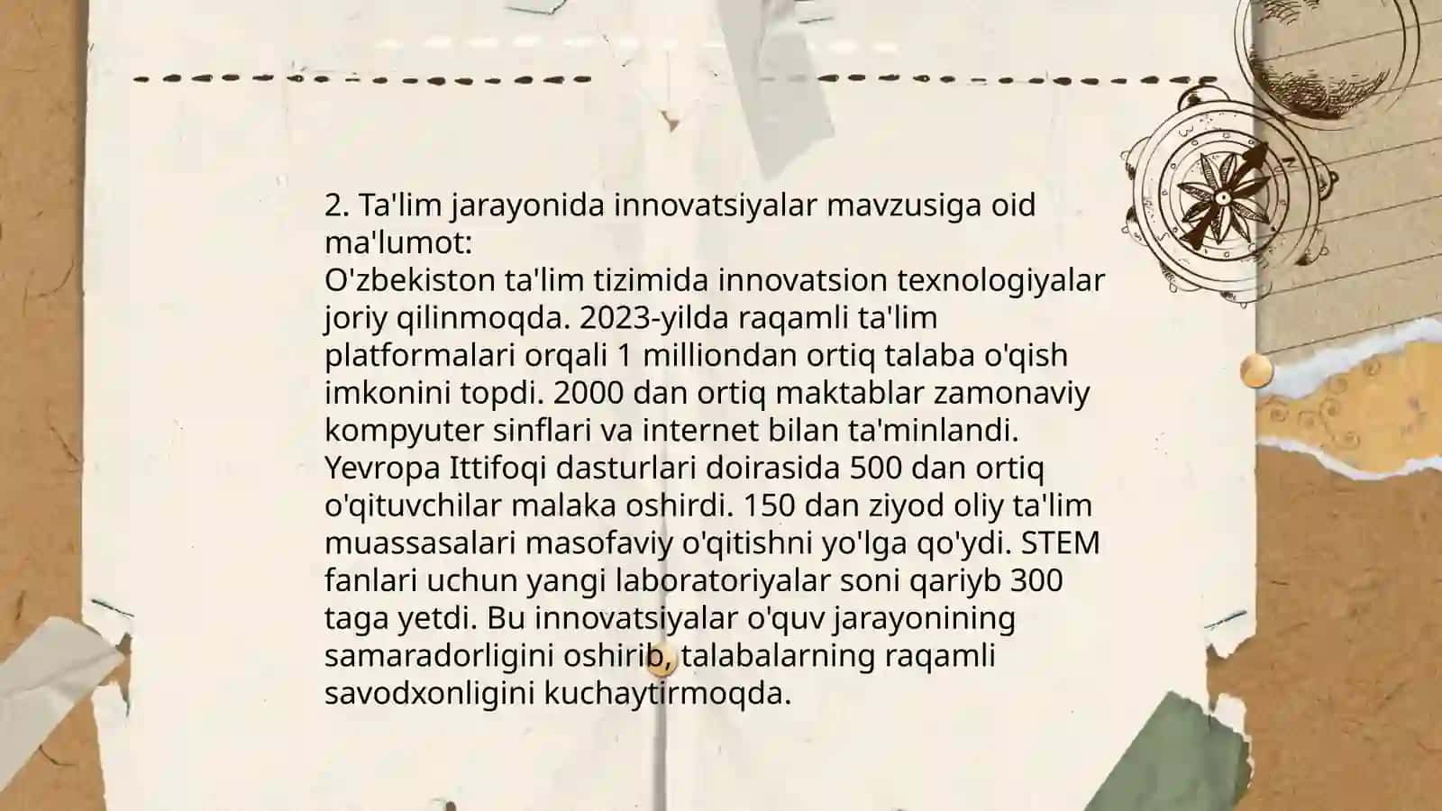 Yangi pedagogik texnologiyalarni kelib chiqish shart-sharoitlari 4