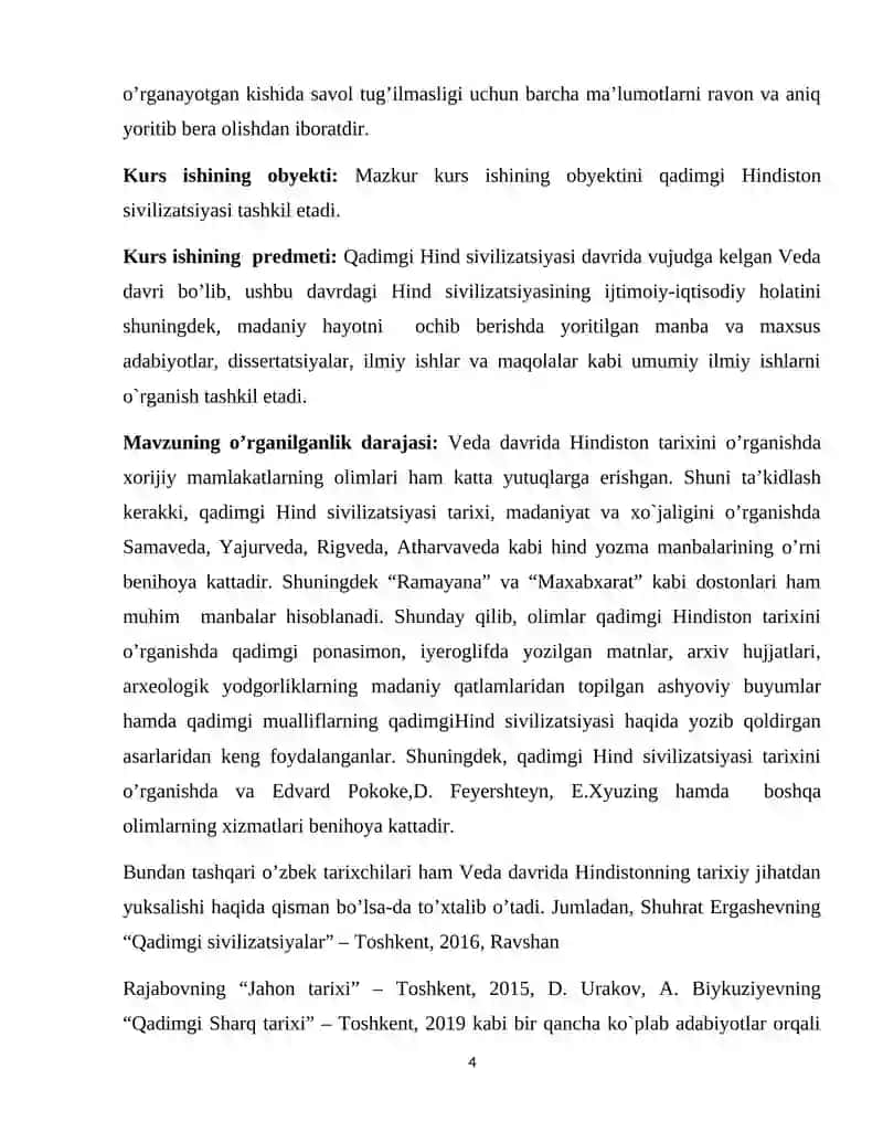 Veda Davrida Hindistonda Ijtimoiy-Iqtisodiy va Siyosiy Hayot 4