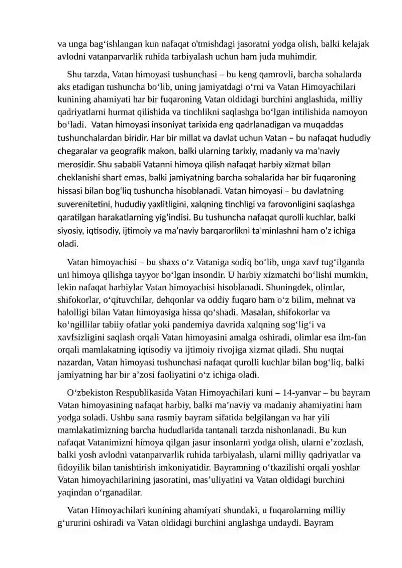 Vatan Himoyachilari kuni haqida malumot 4