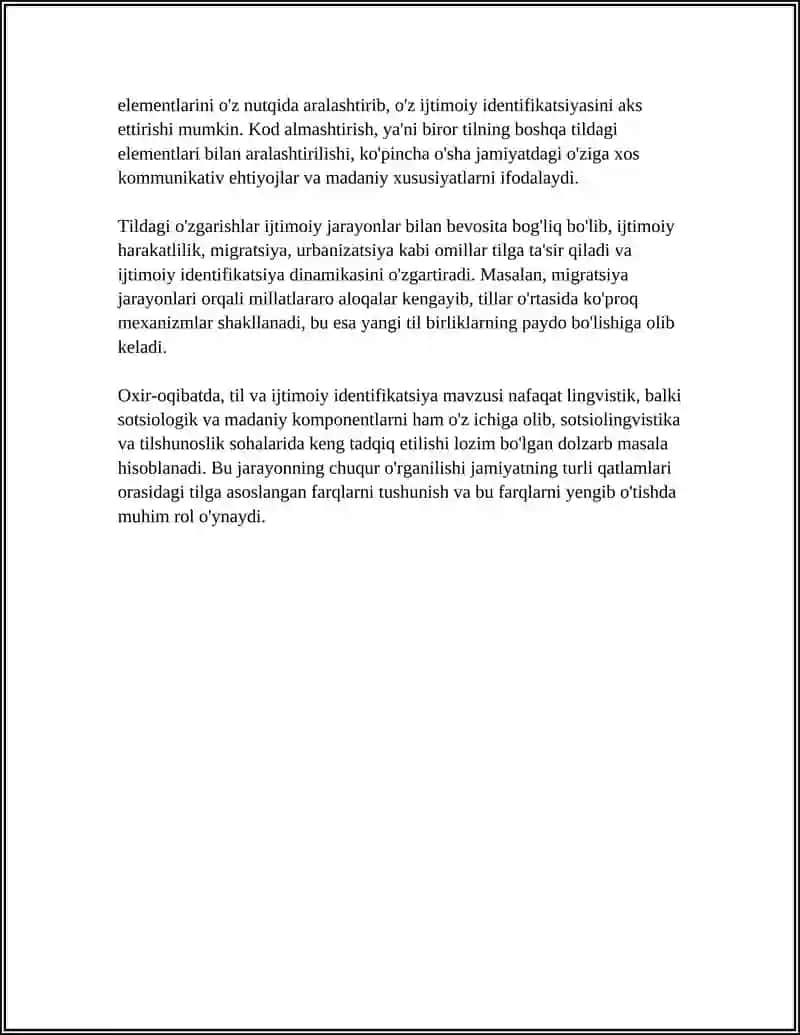 SOTSIOLINGVISTIKA VA TILSHUNOSLIK SOHALARI 4