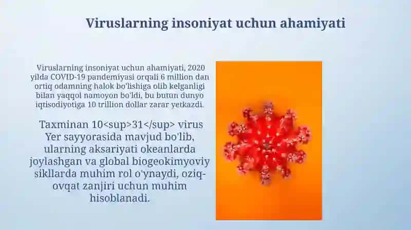 Viruslarning kelib chiqishi va ularning ahamiyati 4