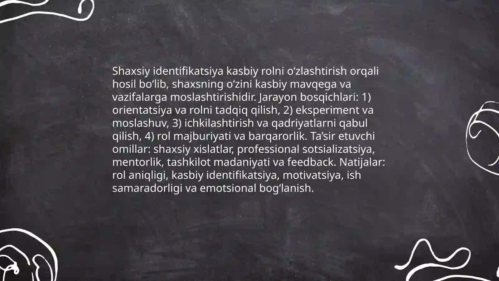 Kasbiy Oʻzlikni Anglashning Psixologik Xususiyatlari 4