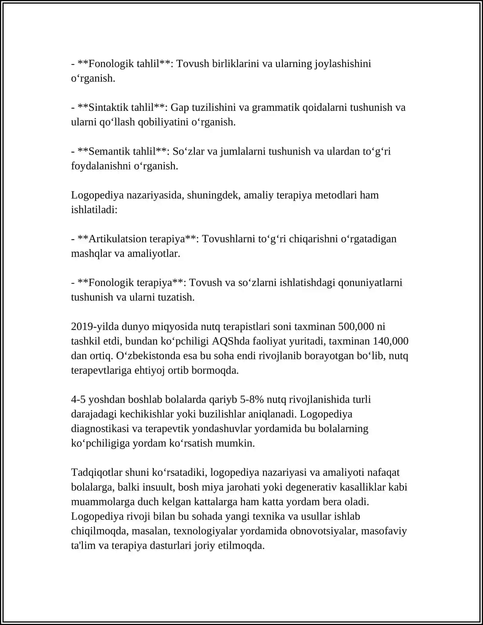 TOSHKENT MILLIY UNIVERSITETI LAGAPEDIYA FAKULTETI 4