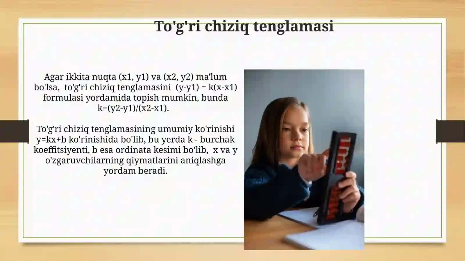 Hisoblashga va isbotlashga doir masalalar yechish (7-sinf algebra) 4