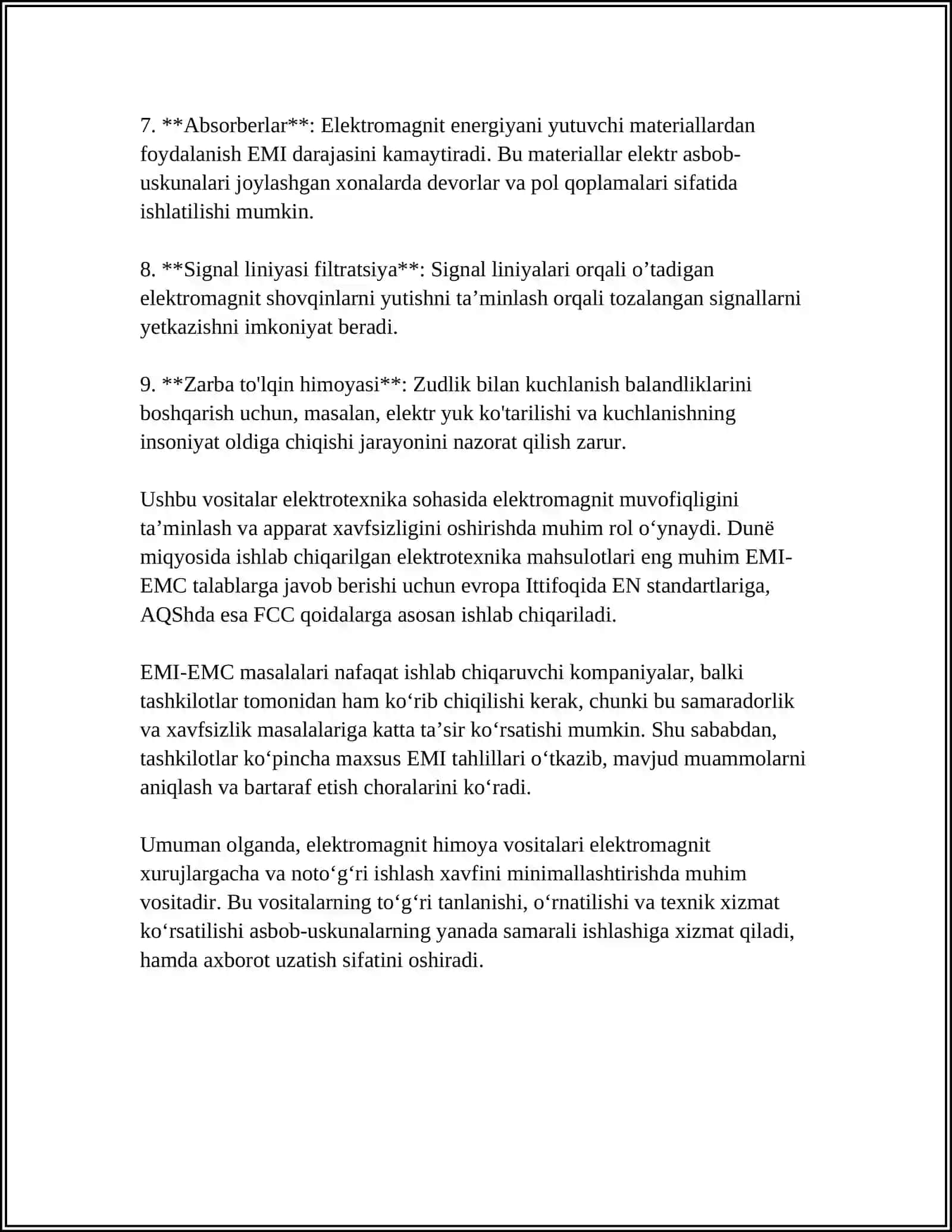 ELEKTR HIMOYA VOSITALARI VA APPARATLARI. VAZIFASI VA BIR-BIRIDAN FARQI 4
