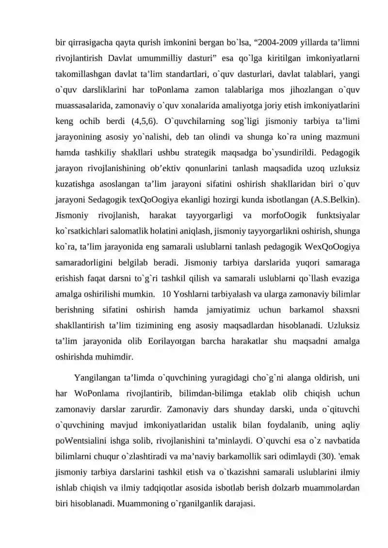 Jismoniy madaniyat nazariyasi va uni o‘qitish metodikasi 4