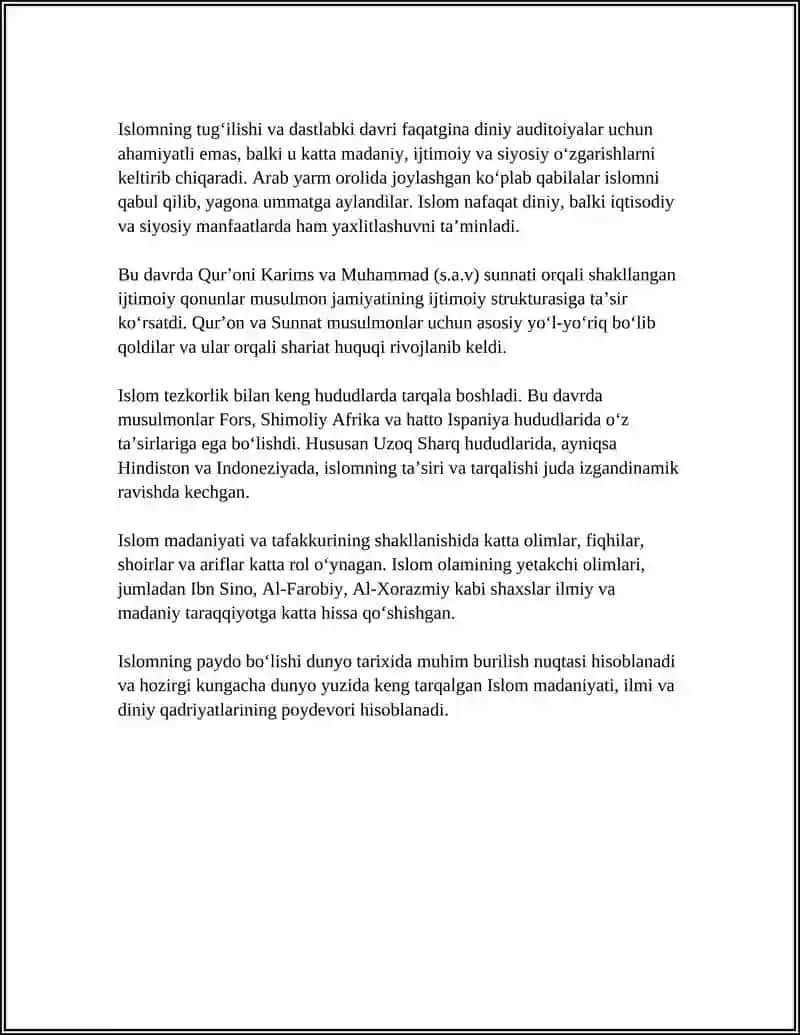 ABDURAUF FITRATNING “ MUXTASAR ISLOM TARIXI “ RISOLASI 4