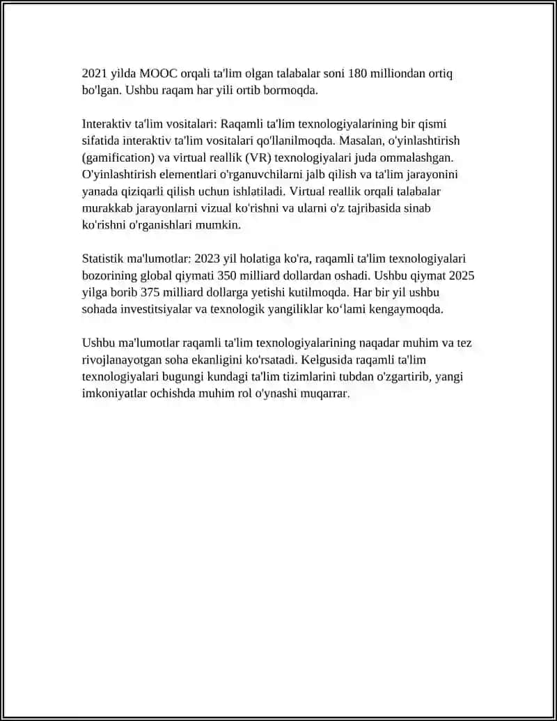 Raqamli ta'lim texnologiyalari 4
