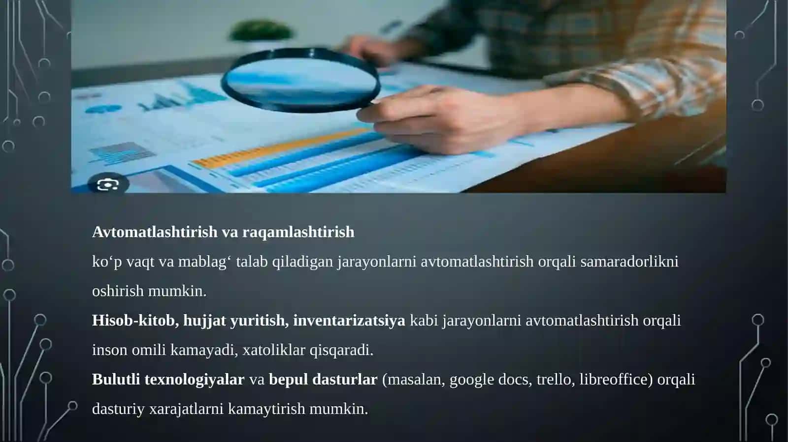 Xarajatlarni optimallashtirish va samaradorlikni oshirish usullari 4