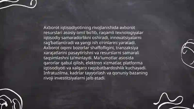Axborotni jamiyatda tutgan orni va ahamiyati 4