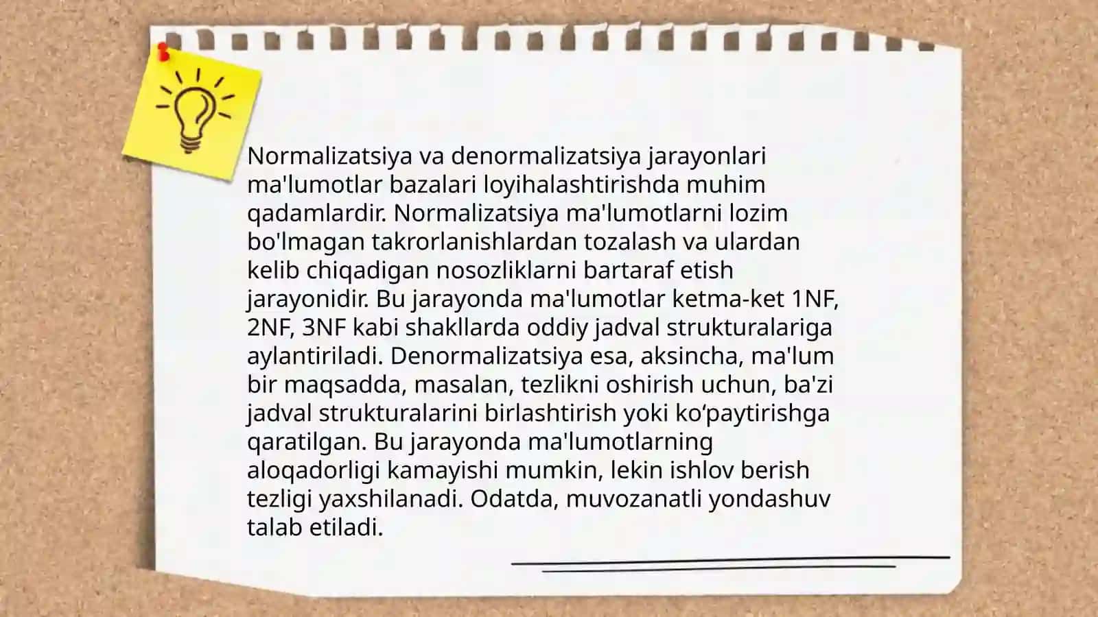 Ma'lumotlar bazasi loyihalash asoslari 4
