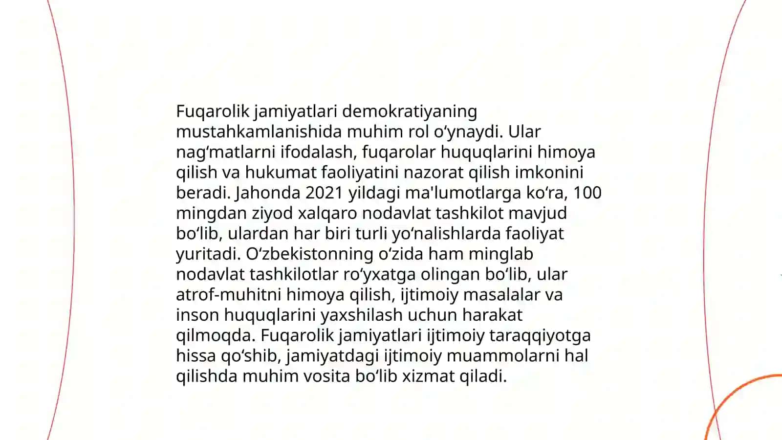 Yangi O'zbekistonda inson haq-huqlari va erkinliklari kafolatini yaratilishi 4