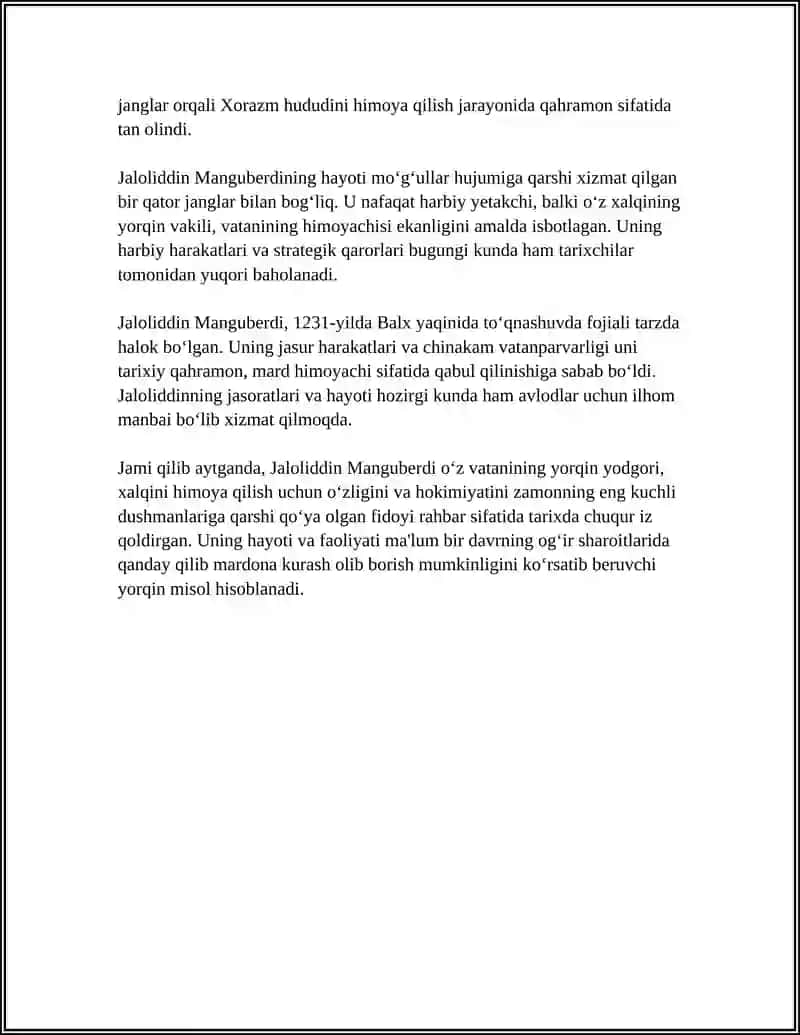 JALOLIDDIN MANGUBERDI _VATAN HIMOYACHISI 4