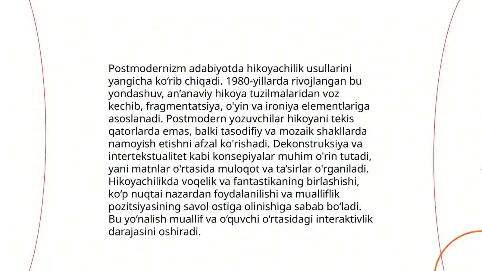 Hozirgi o‘zbek nasri hikoyachilikning yangilanish tamoyillari 4