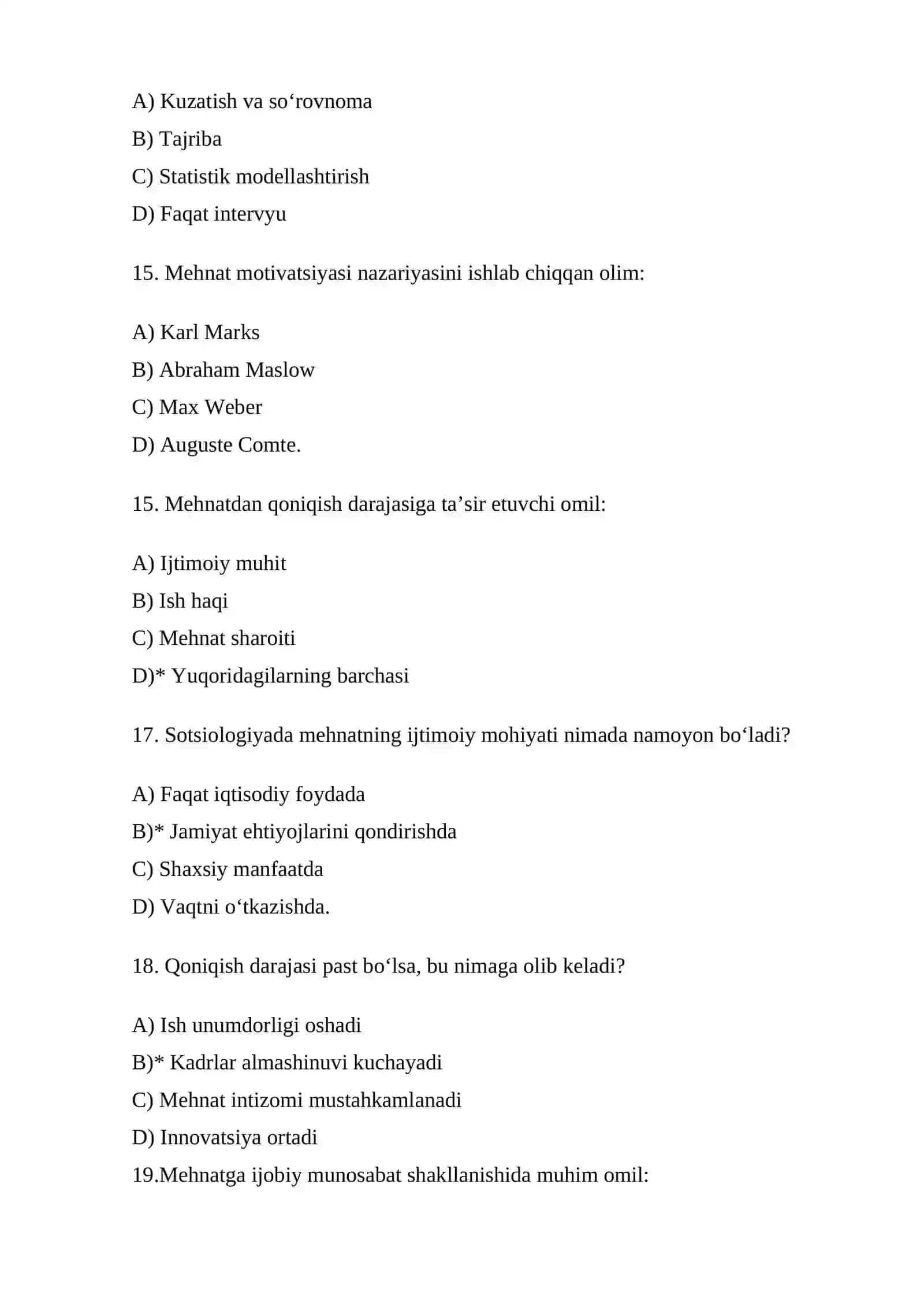 Mehnat va bandlik sotsiologiyasi 4