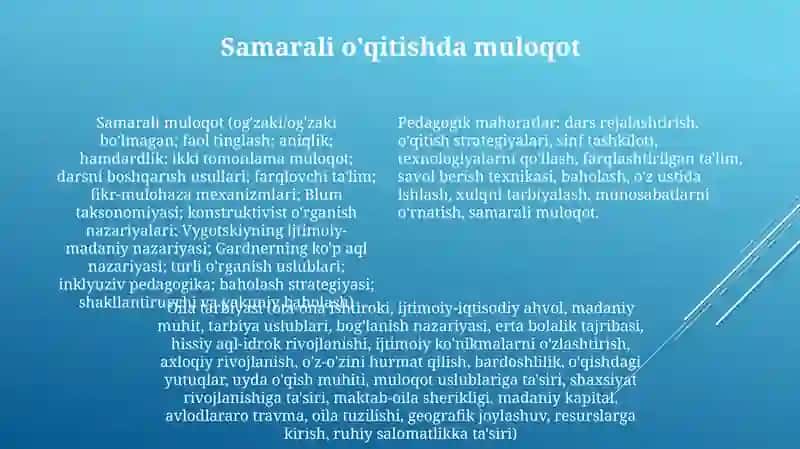 Pedagogik mahorat asoslari va tarkibiy qismlari 4
