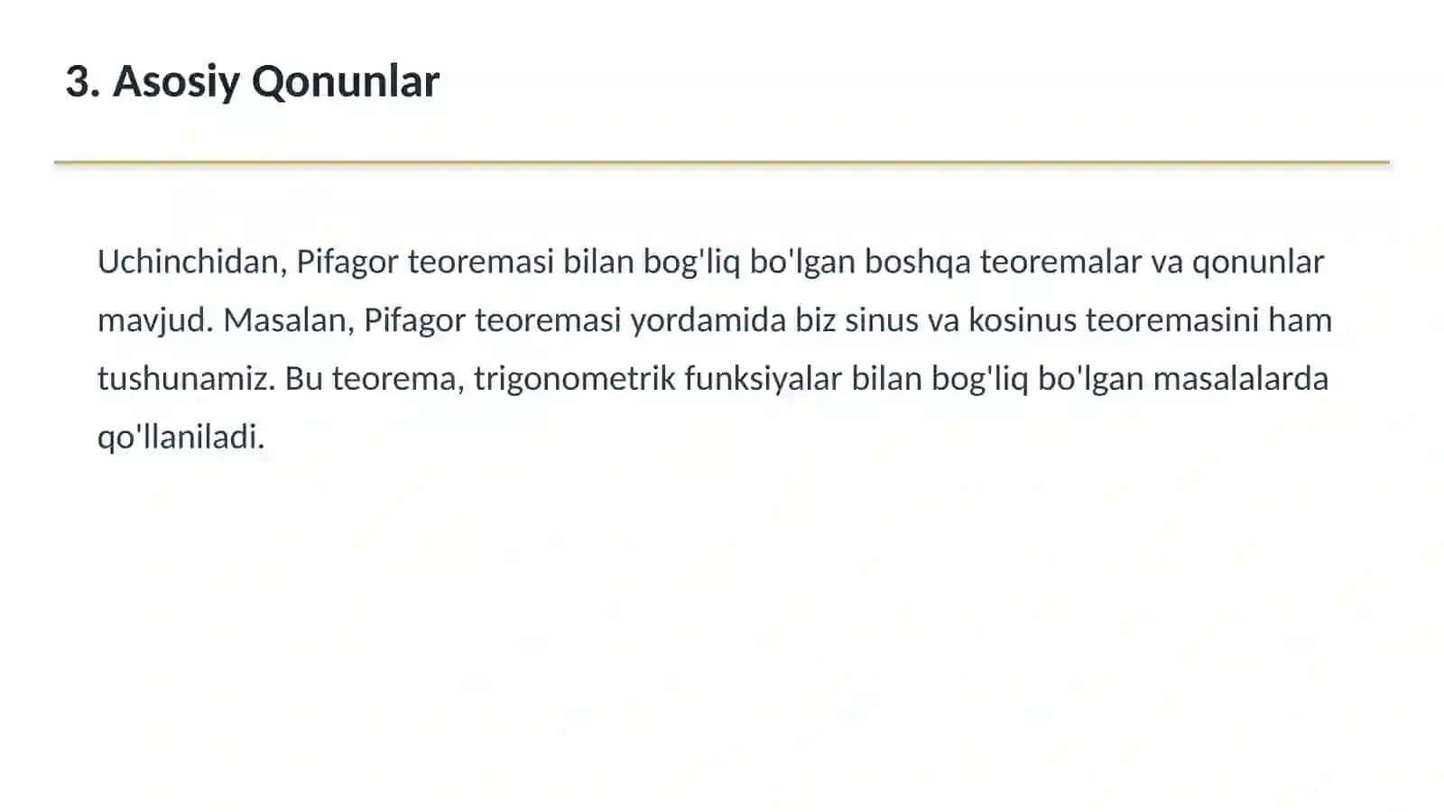 PIFAGOR TEOREMASI 4