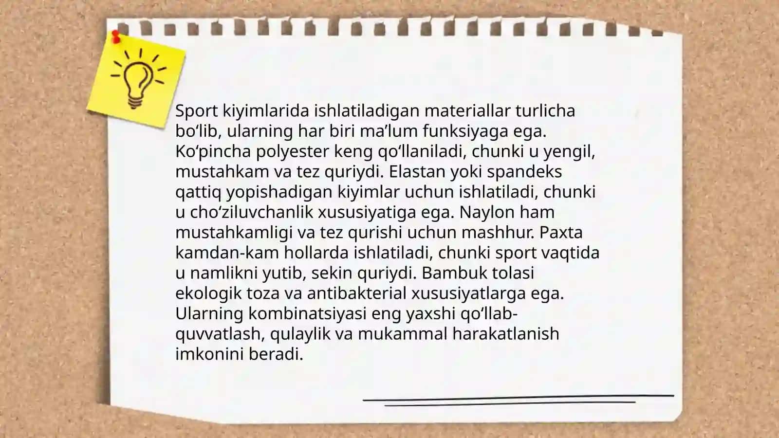 Sport kiyimlari haqida 4