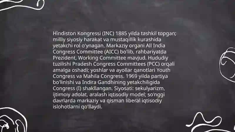 Hindistonda siyosiy partiyalar 4