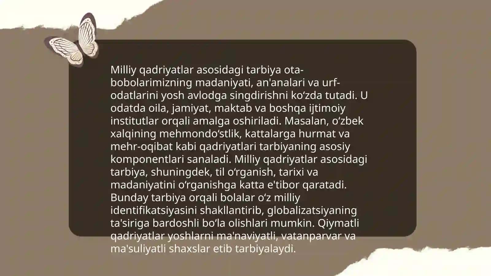 Milliy tarbiya texnologiya turlari va qoʻllash imkoniyatlari 4
