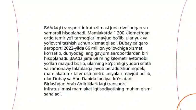 Birlashgan Arab Amirliklarida Logistika tizimi 4