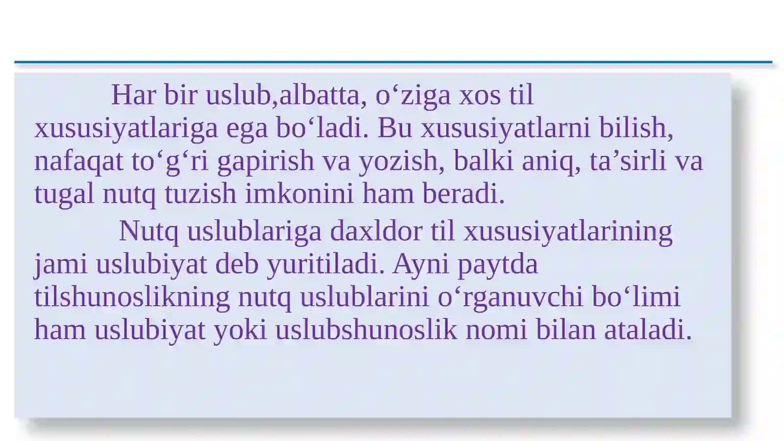 Ona tili va adabiyot faniga oid savollar 4