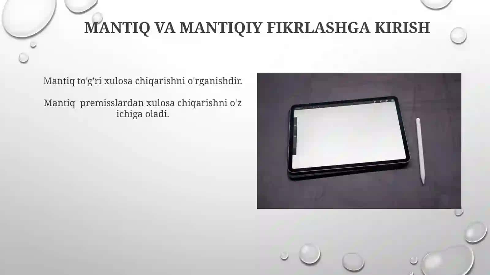 Xulosachiqarishning umumiy mantiqiy tavsifi 4