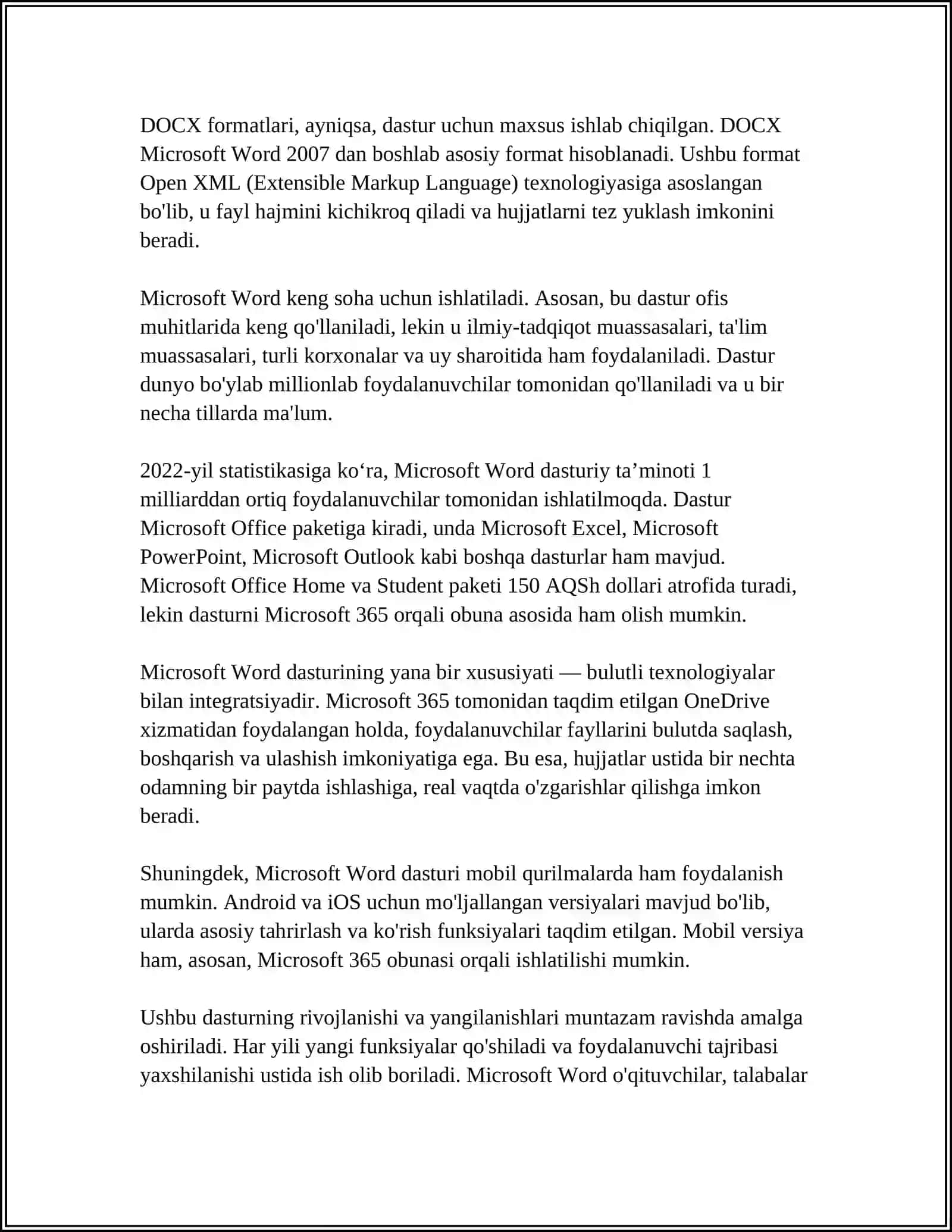 WORD DASTURI 4