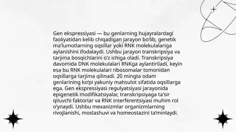 Irsiyatning molekulyar asoslar 4