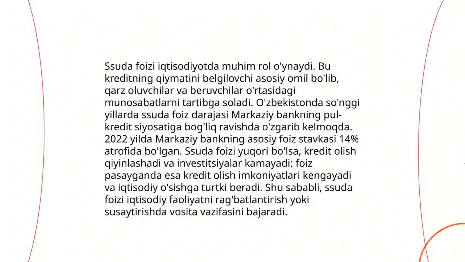 Ssuda foizi. Sudxo'rlik va rubo 4