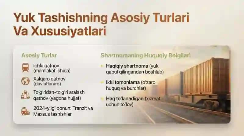 Oʻzbekiston temir yoʻllari AJ da yuk tashishning huquqiy asoslari 4