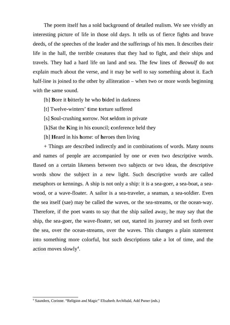Anglo-Saxon Literature Study Guide 4