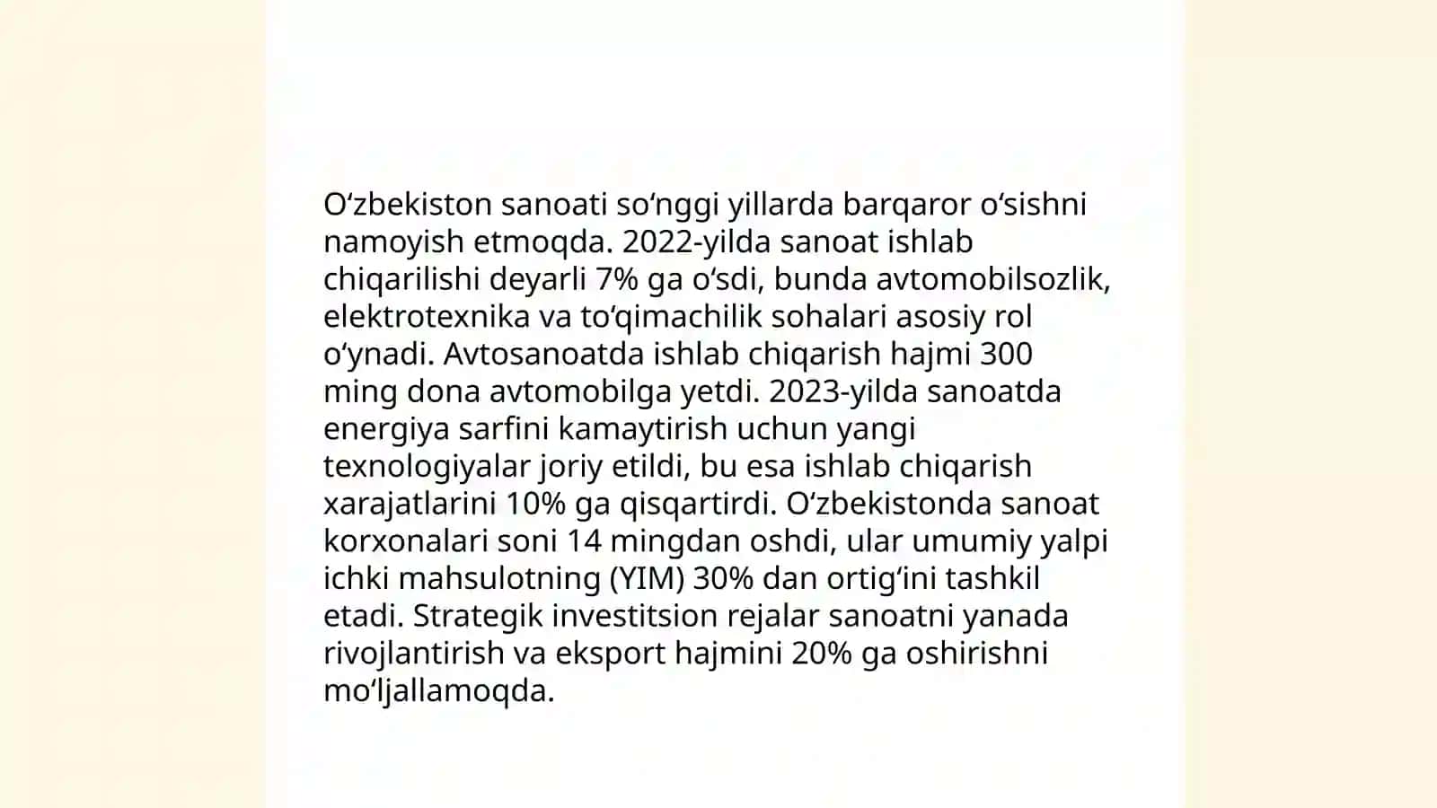 "Qayta qurish" yillarida O'zbekistondagi ijtimoiy-iqtisodiy vaziyat 4