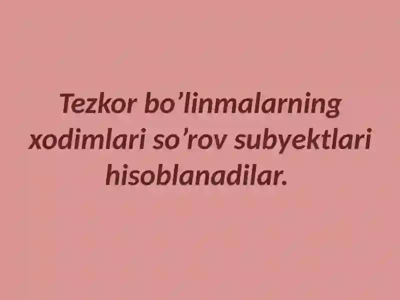 So’rov 4