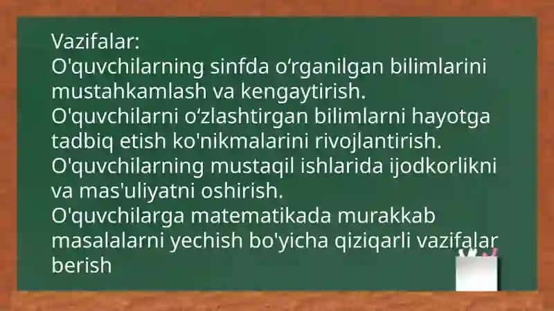 Boshlang‘ich sinflarda matematikadan sinfdan tashqari ishlarni tashkil qilish metodikasi (2-sinf misolida) 4