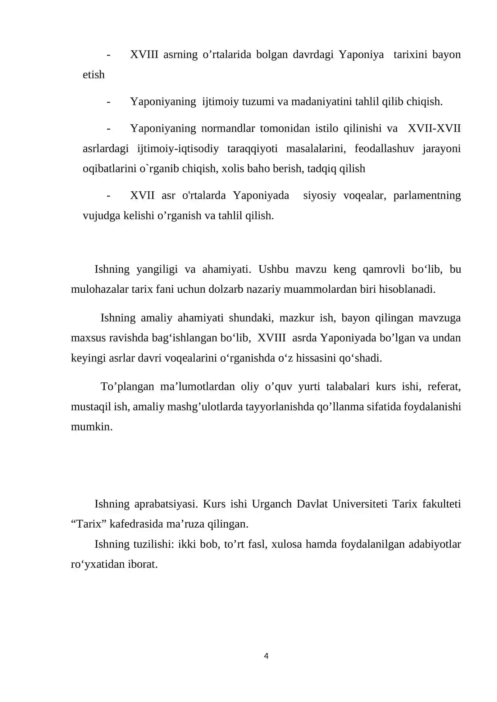 XVIII asr o'rtalarida Yaponiya 4
