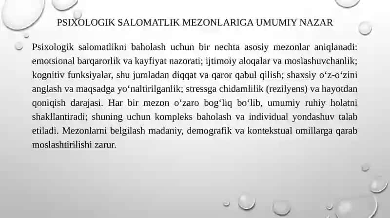 Psixologik salomatlik 4