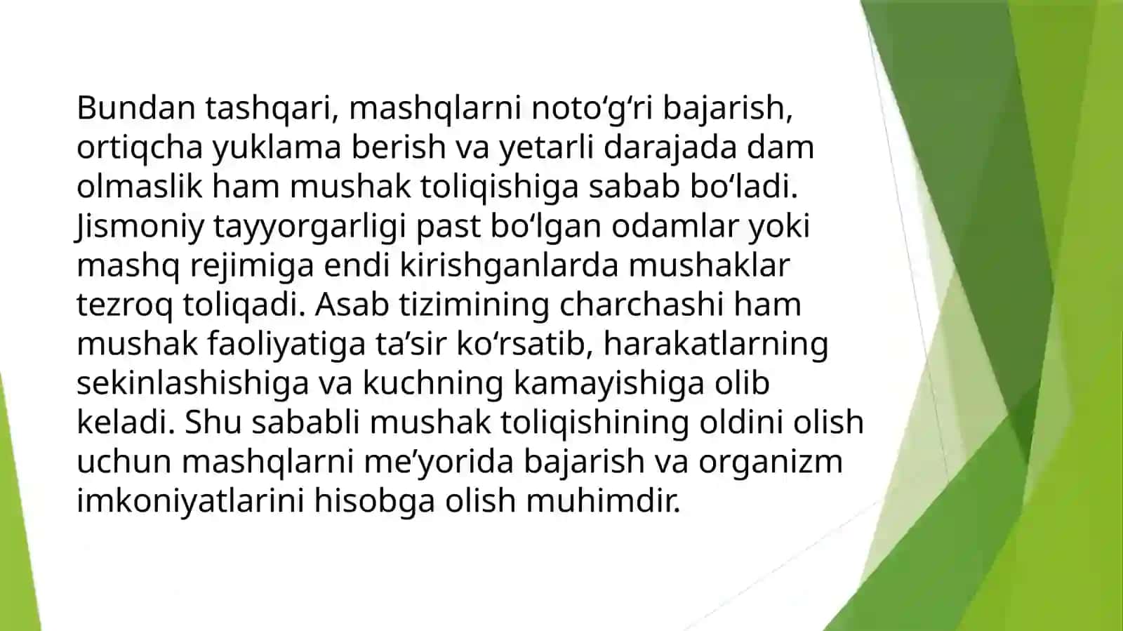 Mushaktoliqishi, damolishivatiklanishjarayonlari 4