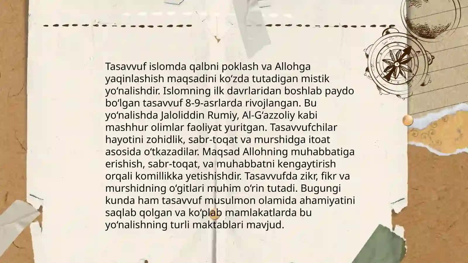 Islom dinida tasavvuf 4