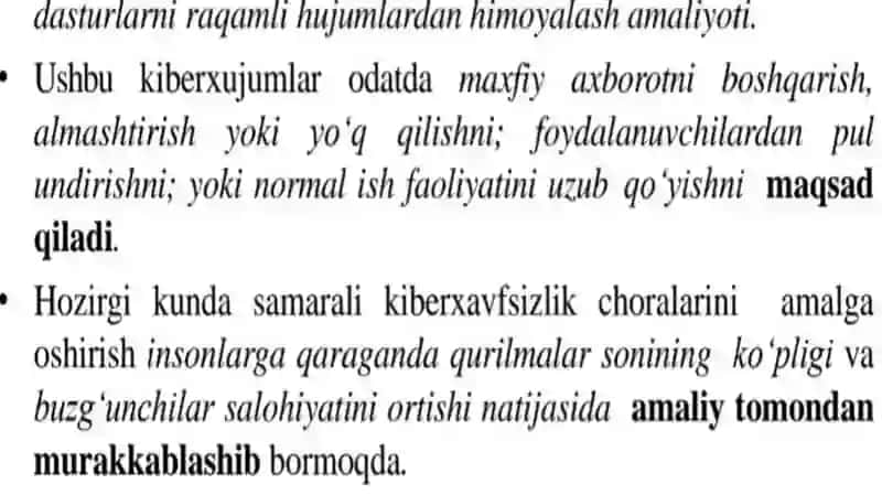 Kiberxavsizlik asoslari 4