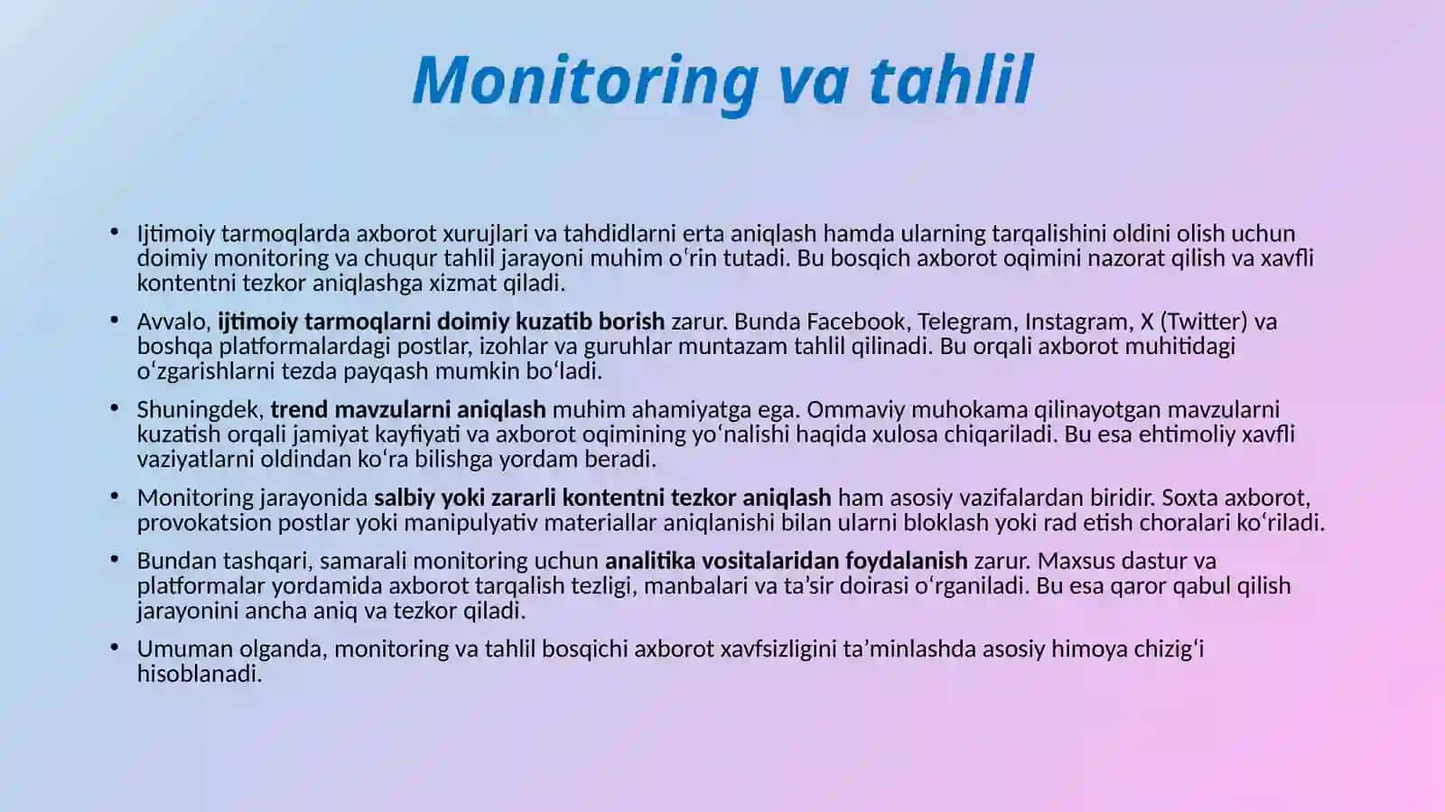 Ijtimoiytarmoqlarda axborot xurujlari va tahdidlar 4