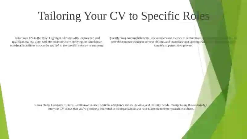 CV Writing 4