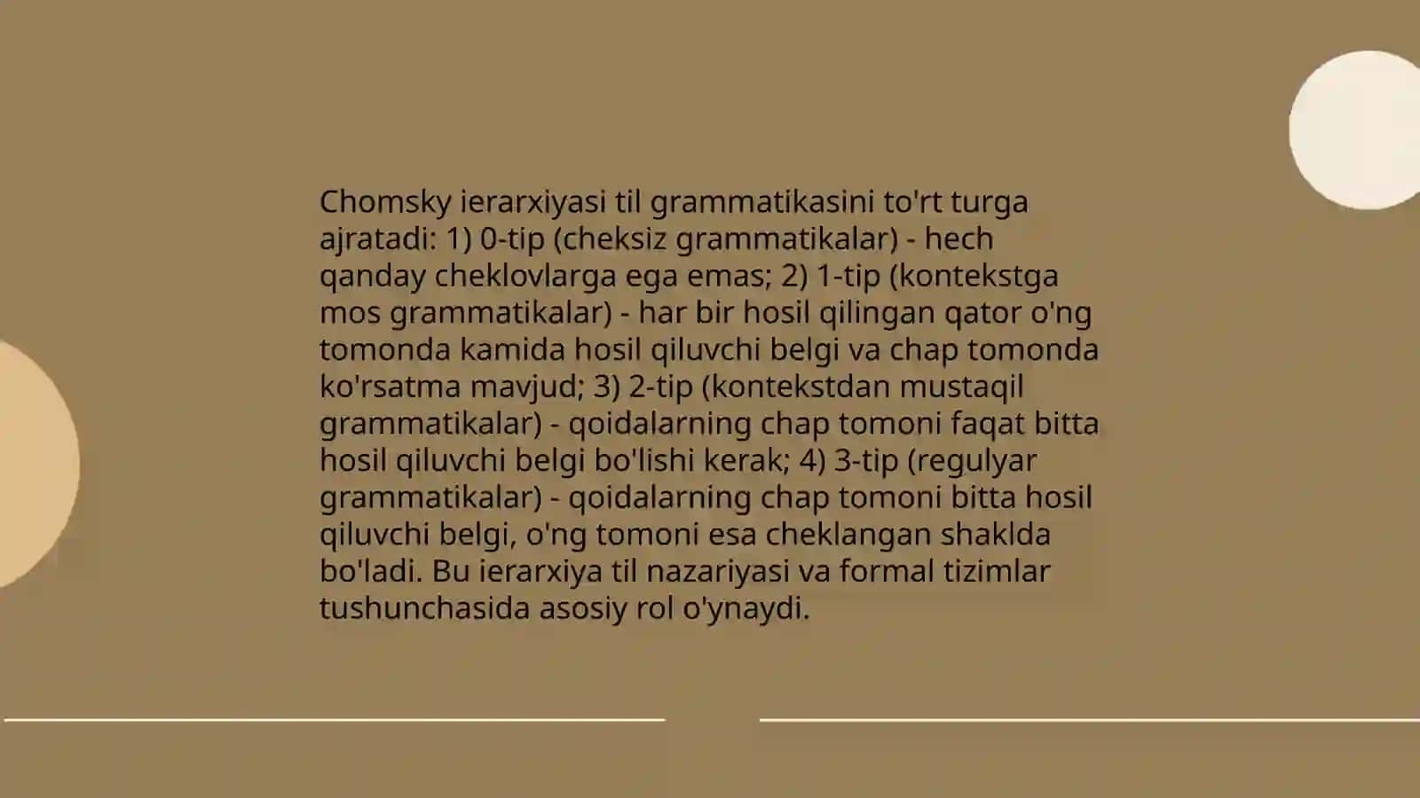 Formal til nazariyasi (Chomskiy ta'limoti) 4
