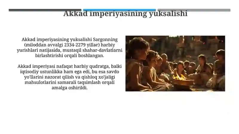 Eng qadimgi Mesopotamiya.Ilk tabaqaviy jamiyat shakllanishining shart -sharoitlari 4