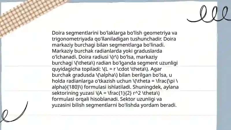 Geometrik chizmachilik fanida konstruksiyalashga oid topshiriqlardan foydalanish. Sirkul va lekalo egri chiziqlarini konstruktiv tahlil qilish 4